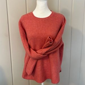 Anne Taylor Loft cozy Large pink sweater
